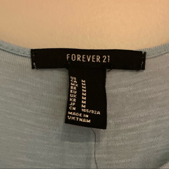 3/$20 lace crochet turquoise mint halter tank M - Picture 3 of 3